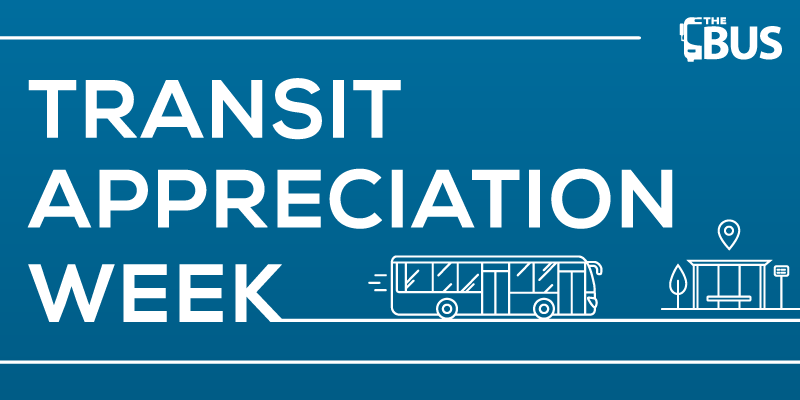 Transit Appreciation week banner from CU Transit