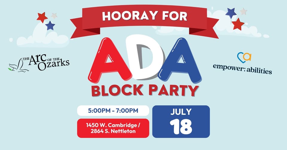 Flyer of the ADA Block Party